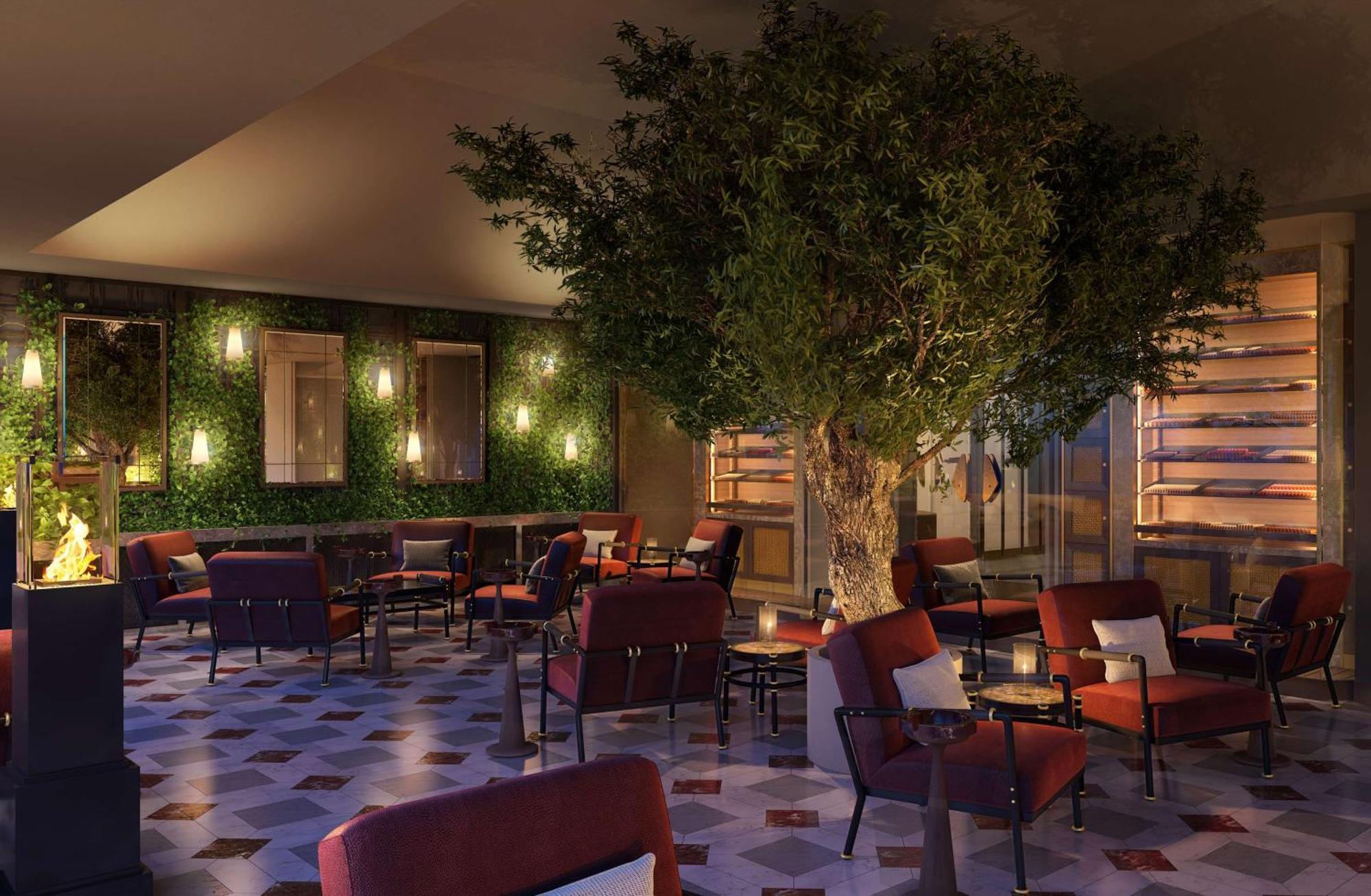 Waldorf Astoria Doha Lusail Ngoại thất bức ảnh The Terrace at The Ivy Collection